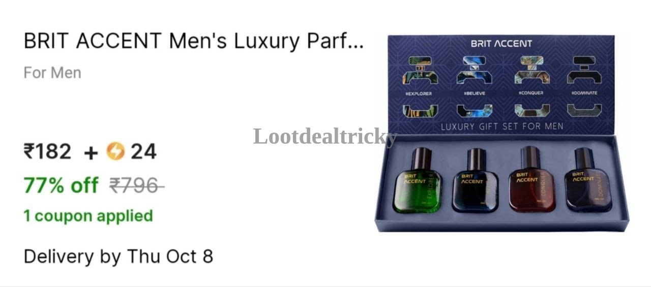 Luxury Perfume Set – Just ₹182 | Loot Lo