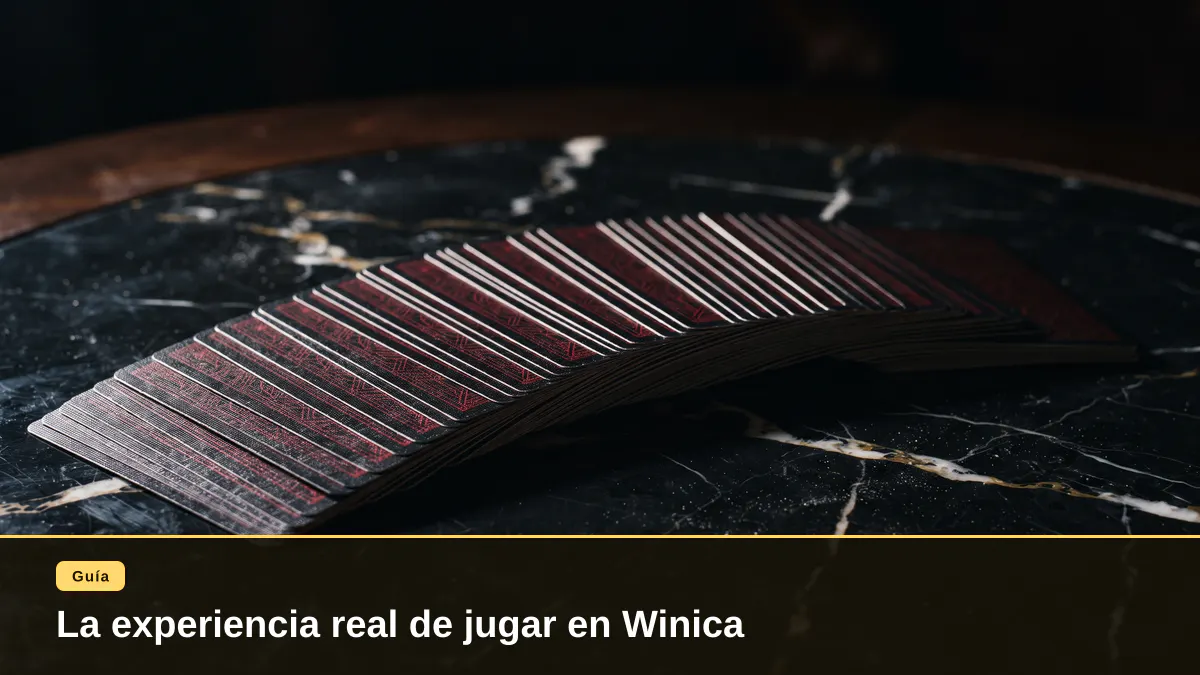 La experiencia real de jugar en Winica