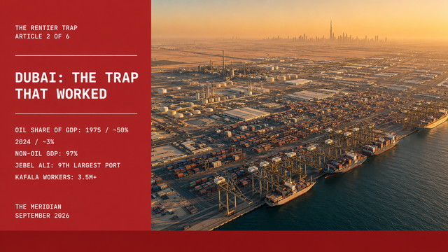 Dubai The Trap That Worked UAE Rentier Economy The Meridian September 2026