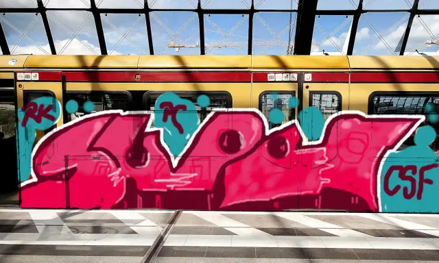 Graffiti artwork by super