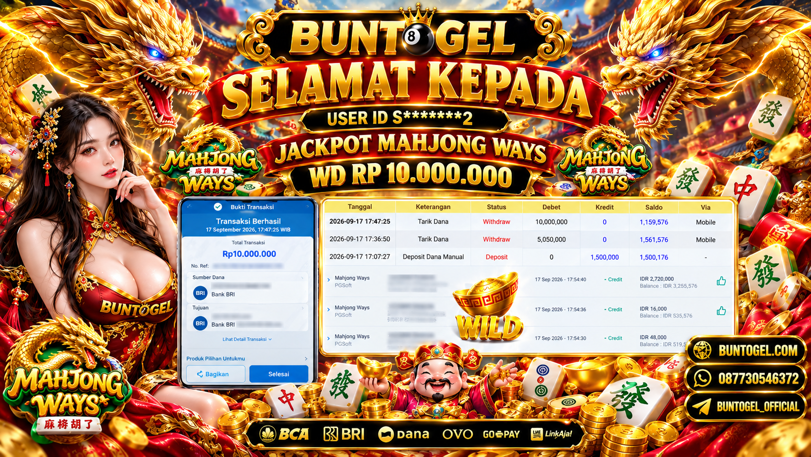 BUKTI BAYAR BUNTOGEL