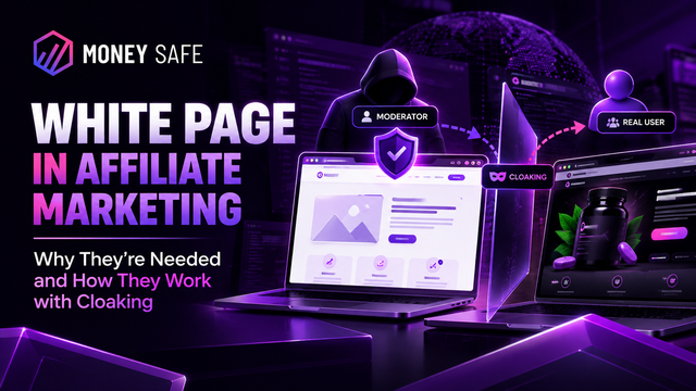 White Page in Affiliate Marketing: Why They’re Needed and How They Work with Cloaking