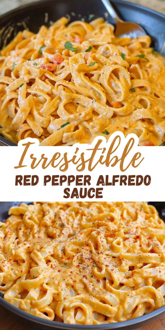 Red Pepper Alfredo Sauce Better Than Restaurant