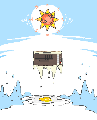 homecomputer melting