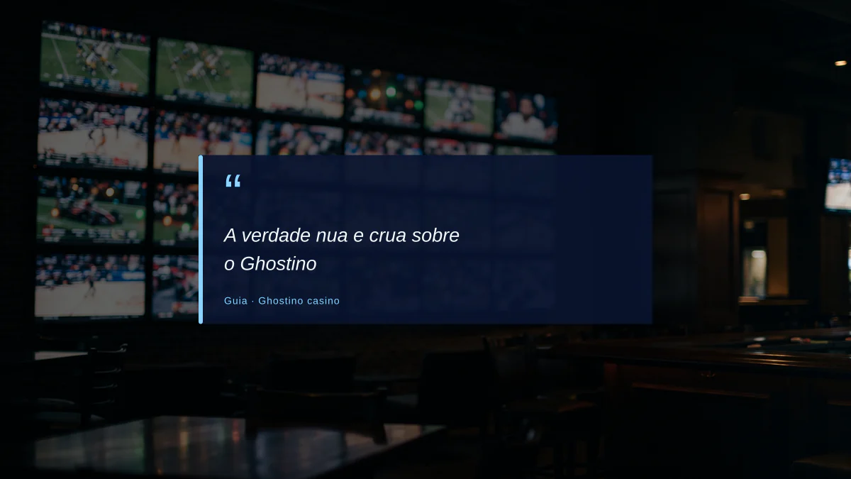 A verdade nua e crua sobre o Ghostino
