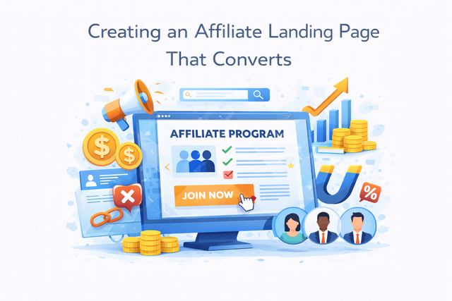 Creating an Affiliate Program Landing Page That Converts