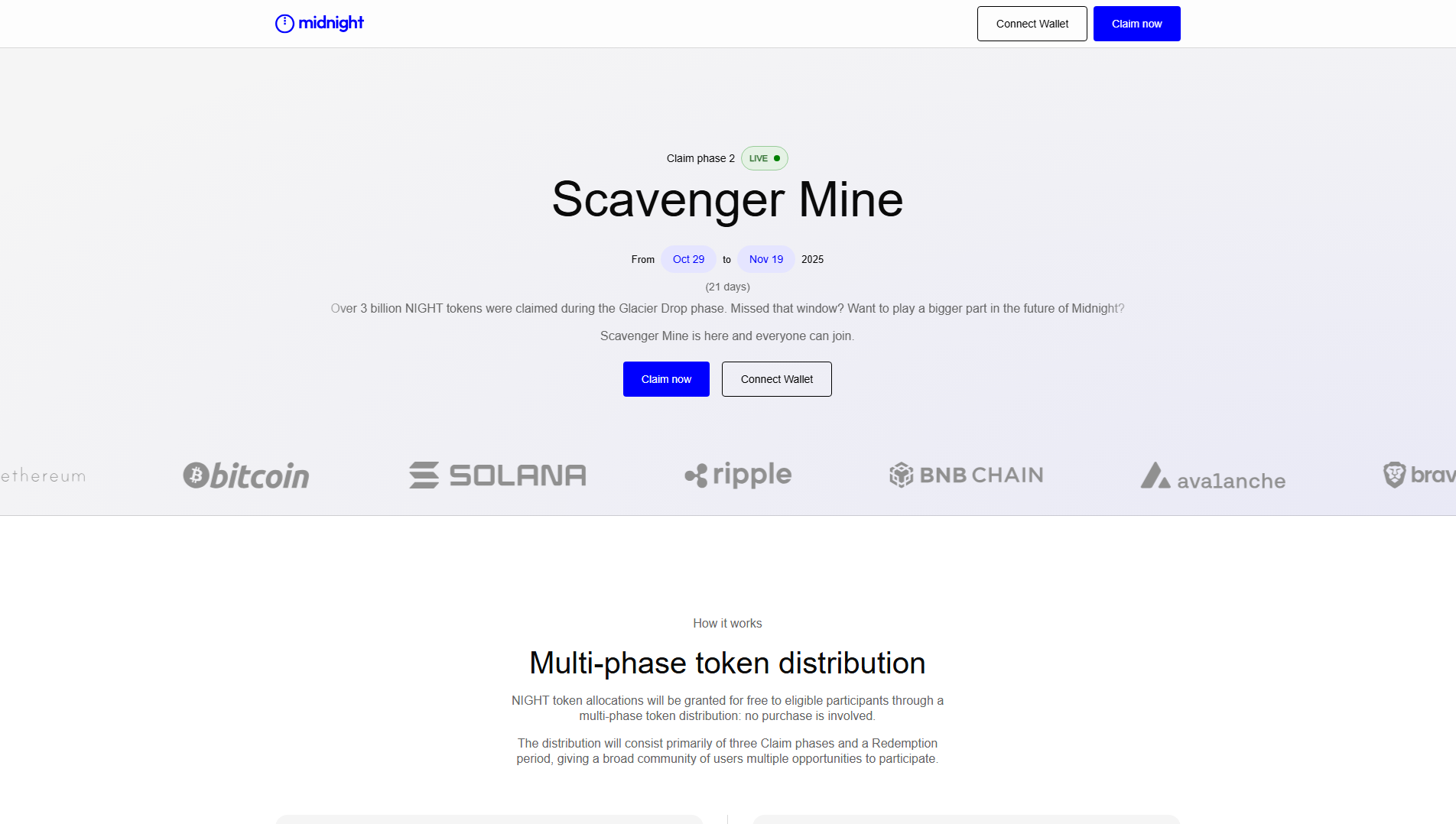 Screenshot of midnightdrops.live
