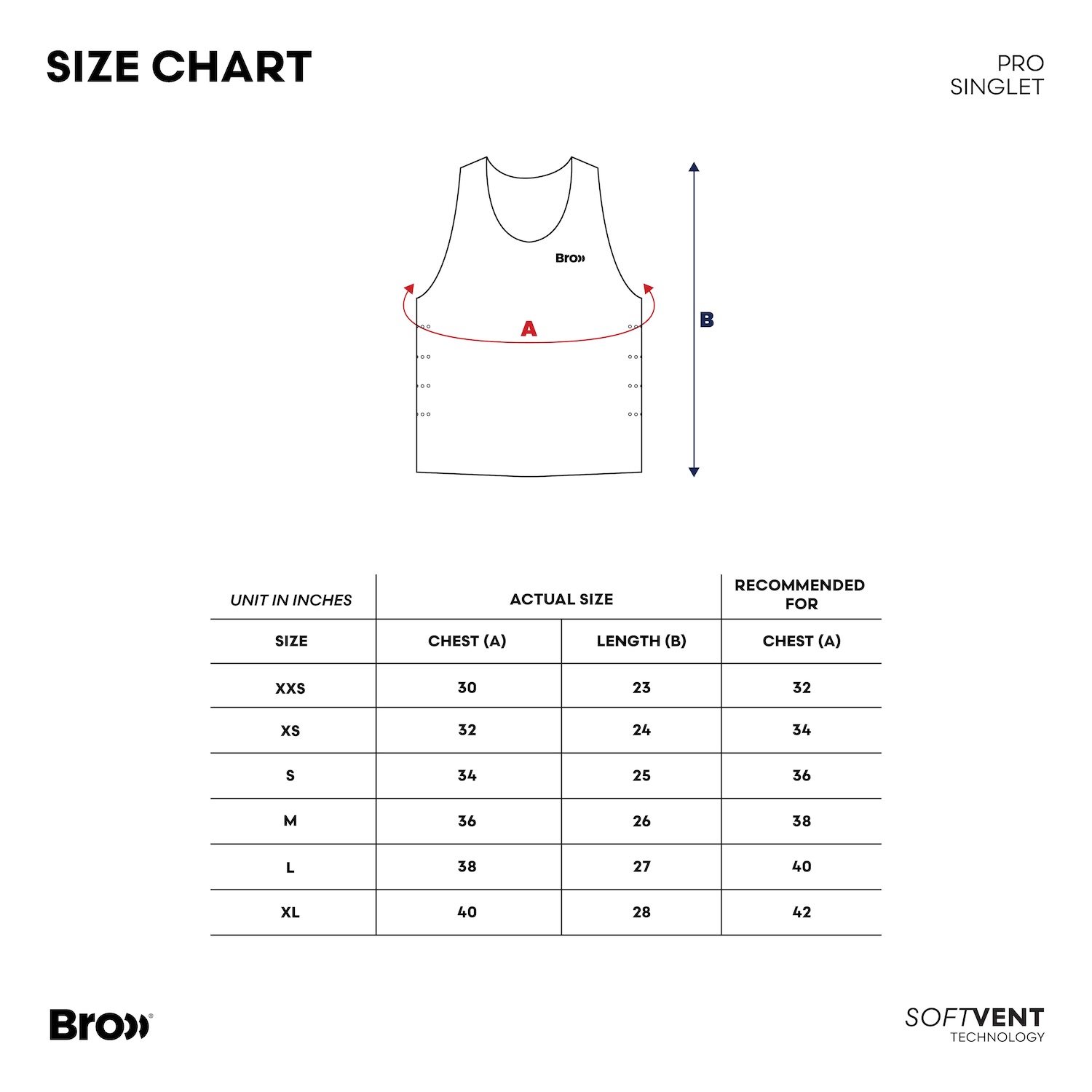 BROOO PRO SINGLET OUT OF CONTROL BLACK - Central.co.th