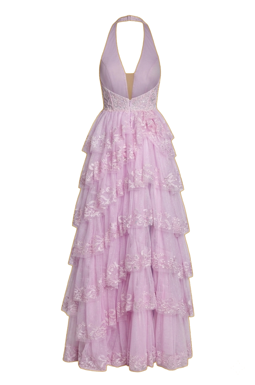 Pink Prom Dress| - 2 -