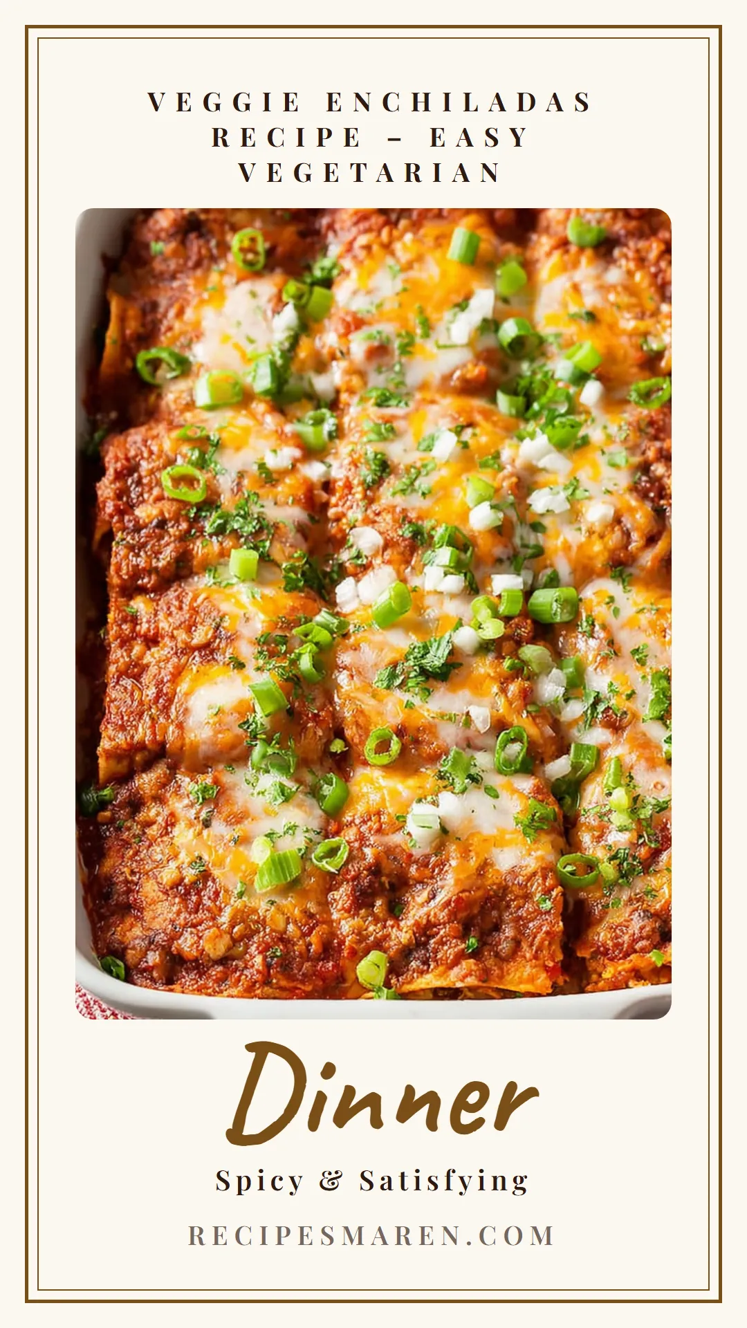 Looking for an easy homemade dinner that’s both delicious and satisfying? These flavorful veggie enchiladas are the perfect solution. Packed with fresh vegetables and smothered in a rich sauce, they are a hit for family dinners or gatherings. This easy vegetarian recipe can be made in under an hour, making it ideal for busy weeknights. Click for the full recipe.