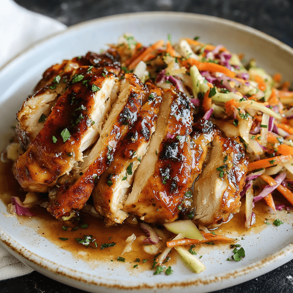 Apple Cider Chicken with Crisp Autumn Slaw Shines step photo