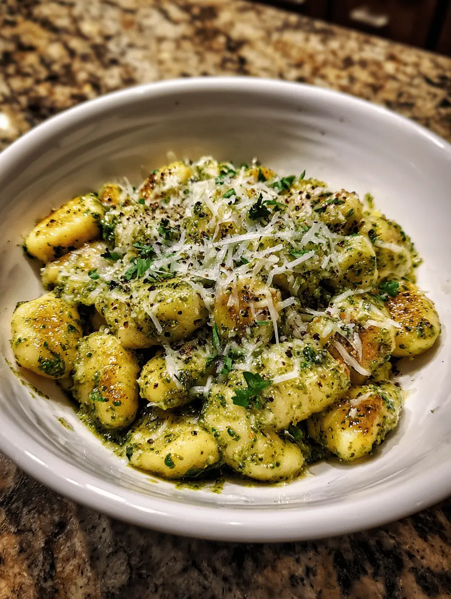 Delicious Variations of Italian Pesto Gnocchi