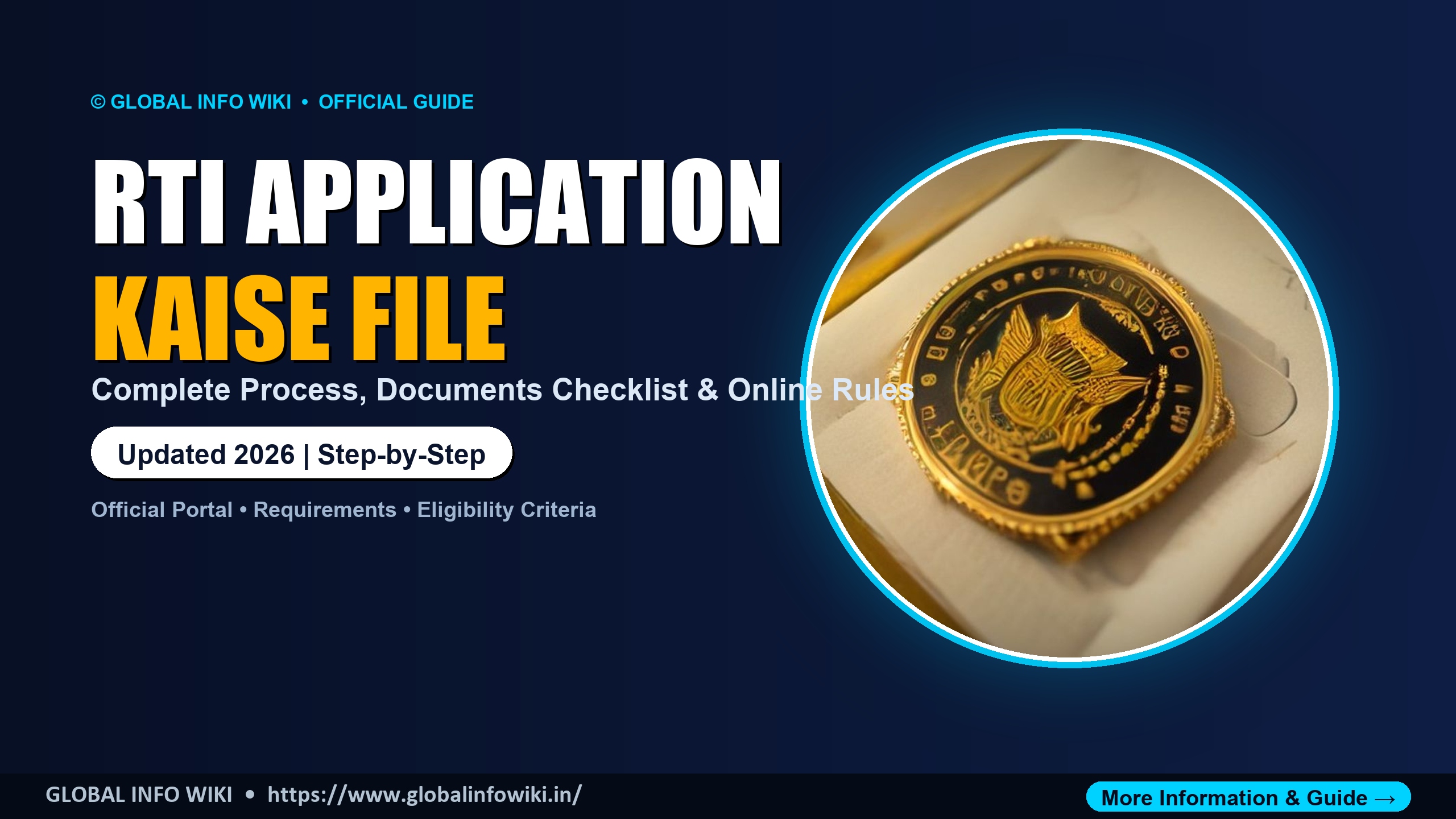 RTI Application Kaise File Karein — Right to Information Online Offline Complete Process India RTI Application Kaise File Karein — Right to Information Online Offline Complete Process India