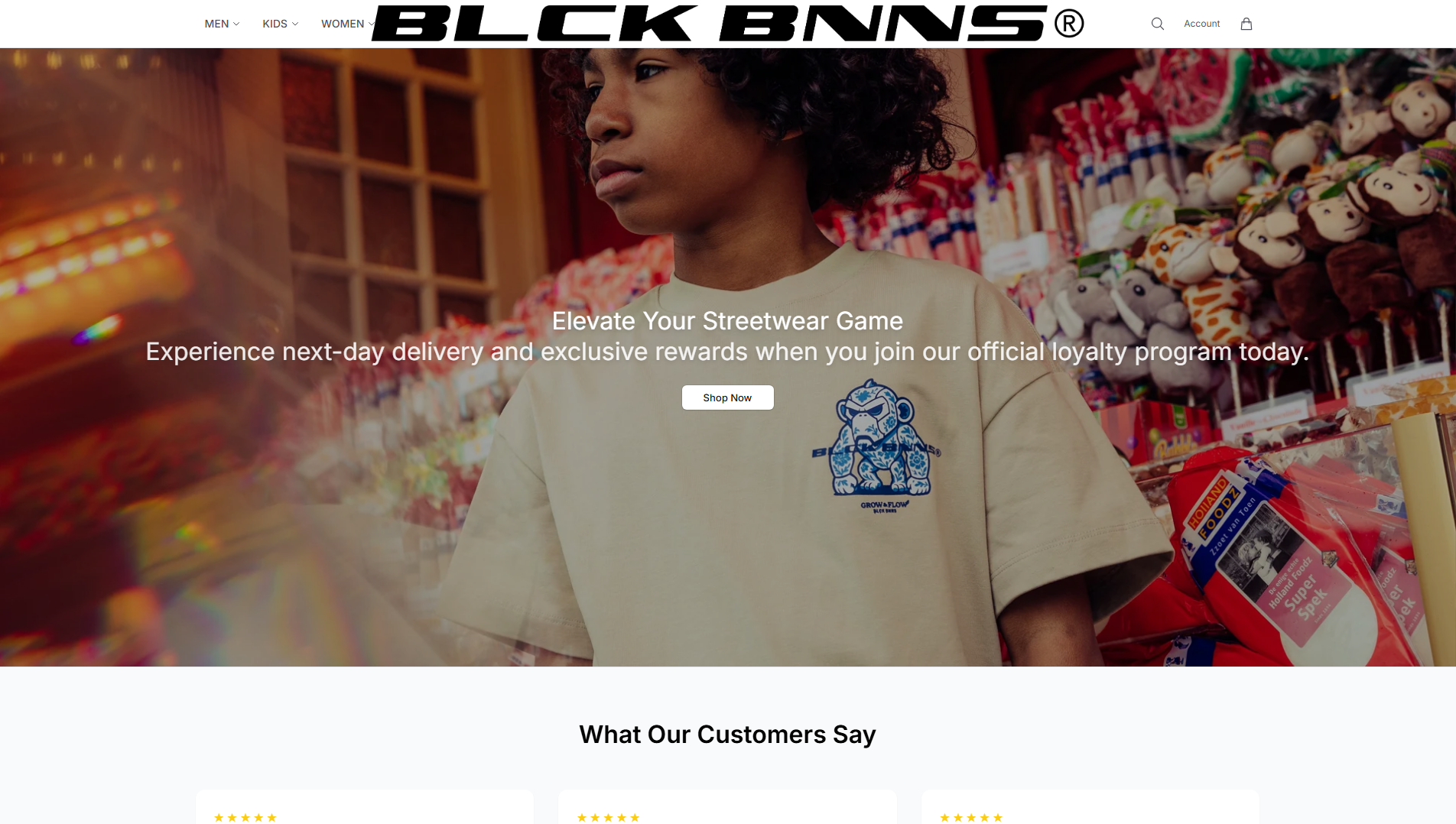 Stored capture of blackbananasshop.shop