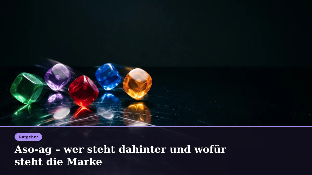 Aso-ag – wer steht dahinter und wofür steht die Marke