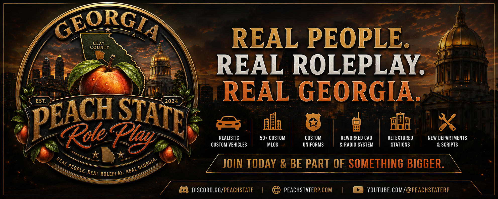 Georgia Peach State Roleplay banner