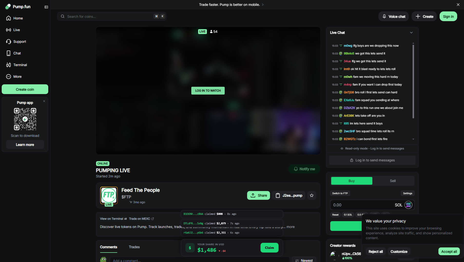Screenshot of pumpf.sbs