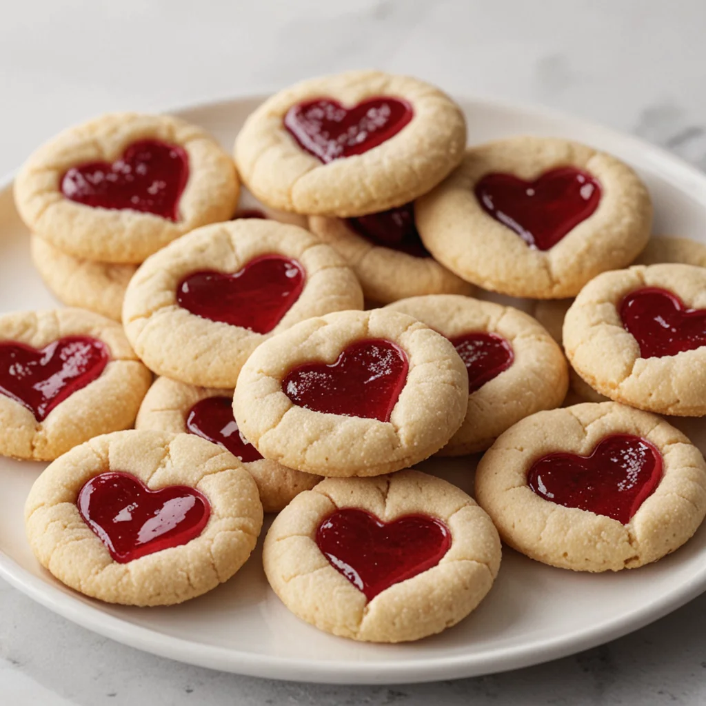 Try Thumbprint Heart Cookies for a Special Treat!