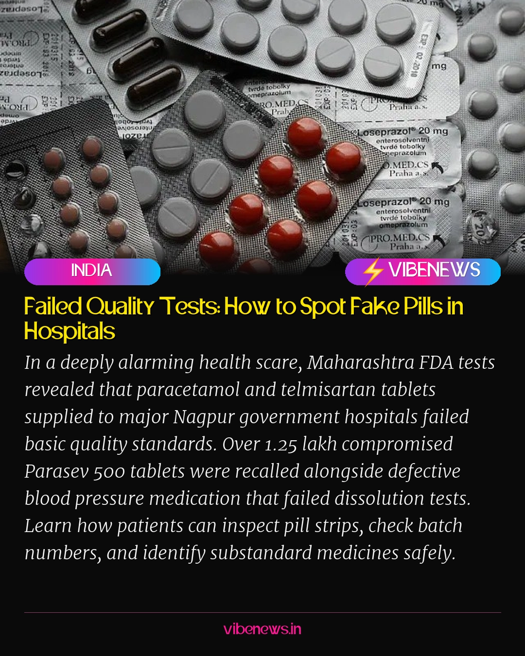 Failed Quality Tests: How to Spot Fake Pills in Hospitals