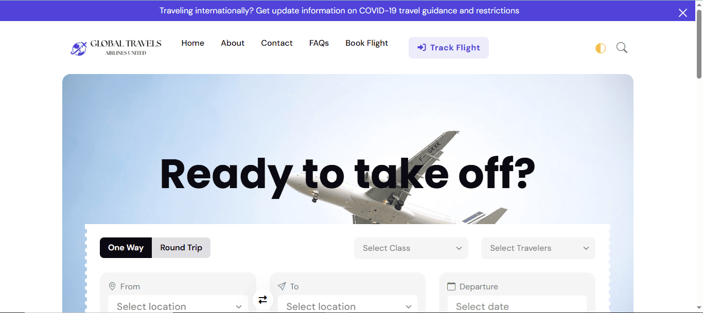Flight Booking Website