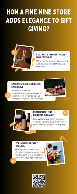 A fine wine store enhances gift-giving by offering premium selections that reflect sophistication and thoughtfulness. With curated collections, expert recommendations, and elegant packaging, these stores make every bottle a meaningful gesture. Gifting fine wine conveys class, celebration, and personal touch, adding elegance and timeless charm to any special occasion. To know more visit here https://www.goharvestmarket.com/our-story/beer-wine-and-spirits/