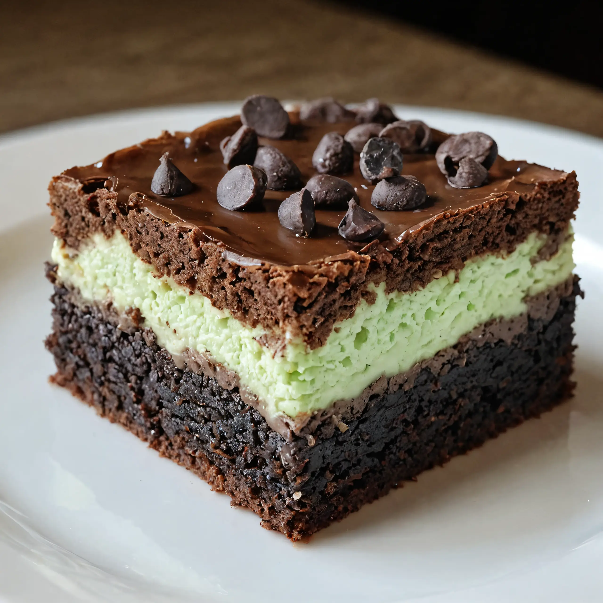 Irresistible Mint-Stuffed Brownies