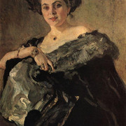 Портрет Е С Морозовой 1908