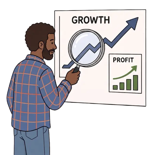 Illustration representing returning customer growth