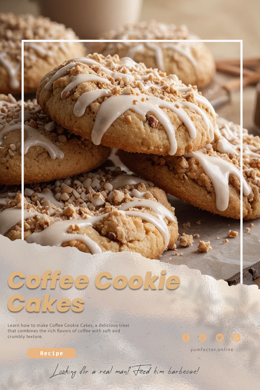Coffee Cookie Cakes