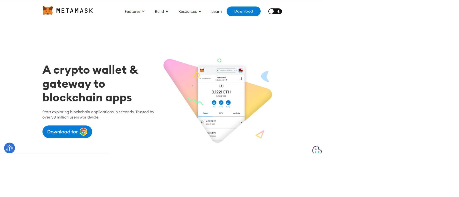 Screenshot of matamaskccryptologin.webflow.io