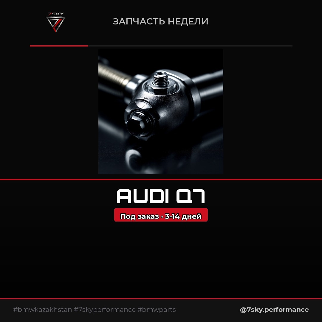 Audi Q7: рулевая тяга -66% от дилера