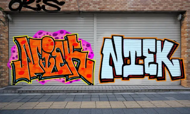 Graffiti artwork by Okeyss