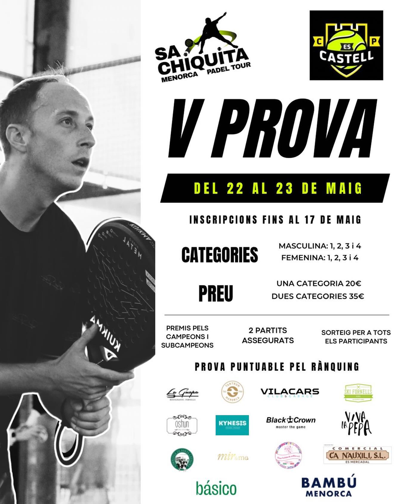 5a Prova. Es Castell