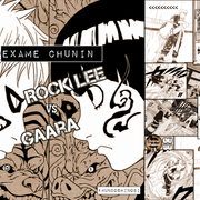 Capa - Rock Lee vs Gaara