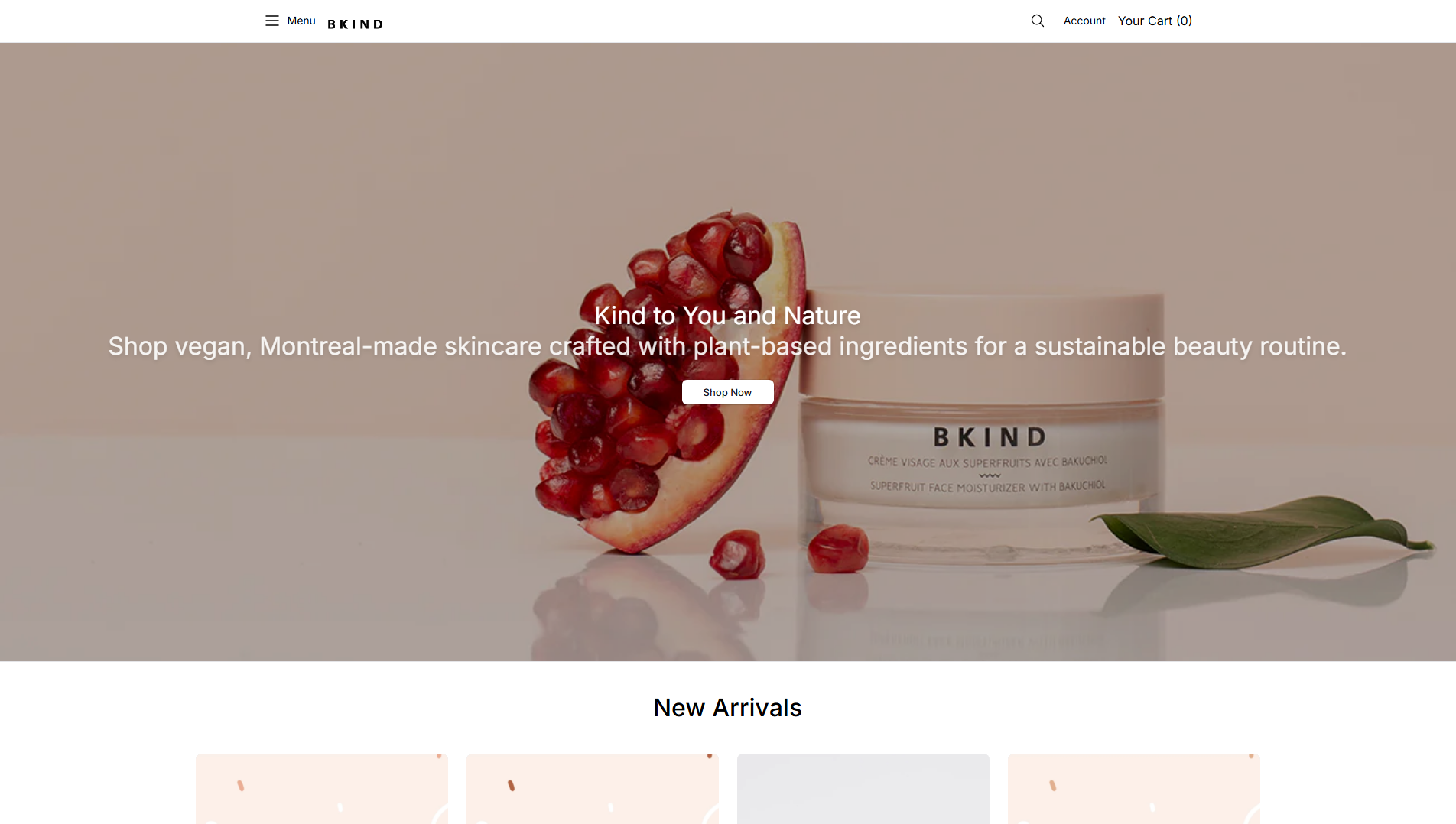 Primary capture · bkindbeauty.shop