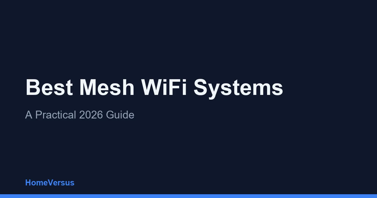 Best Mesh WiFi Systems