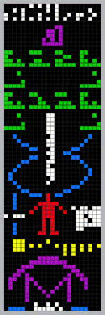 Arecibo message svg (Custom)