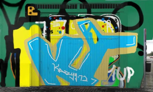 Graffiti artwork by Kazyy12