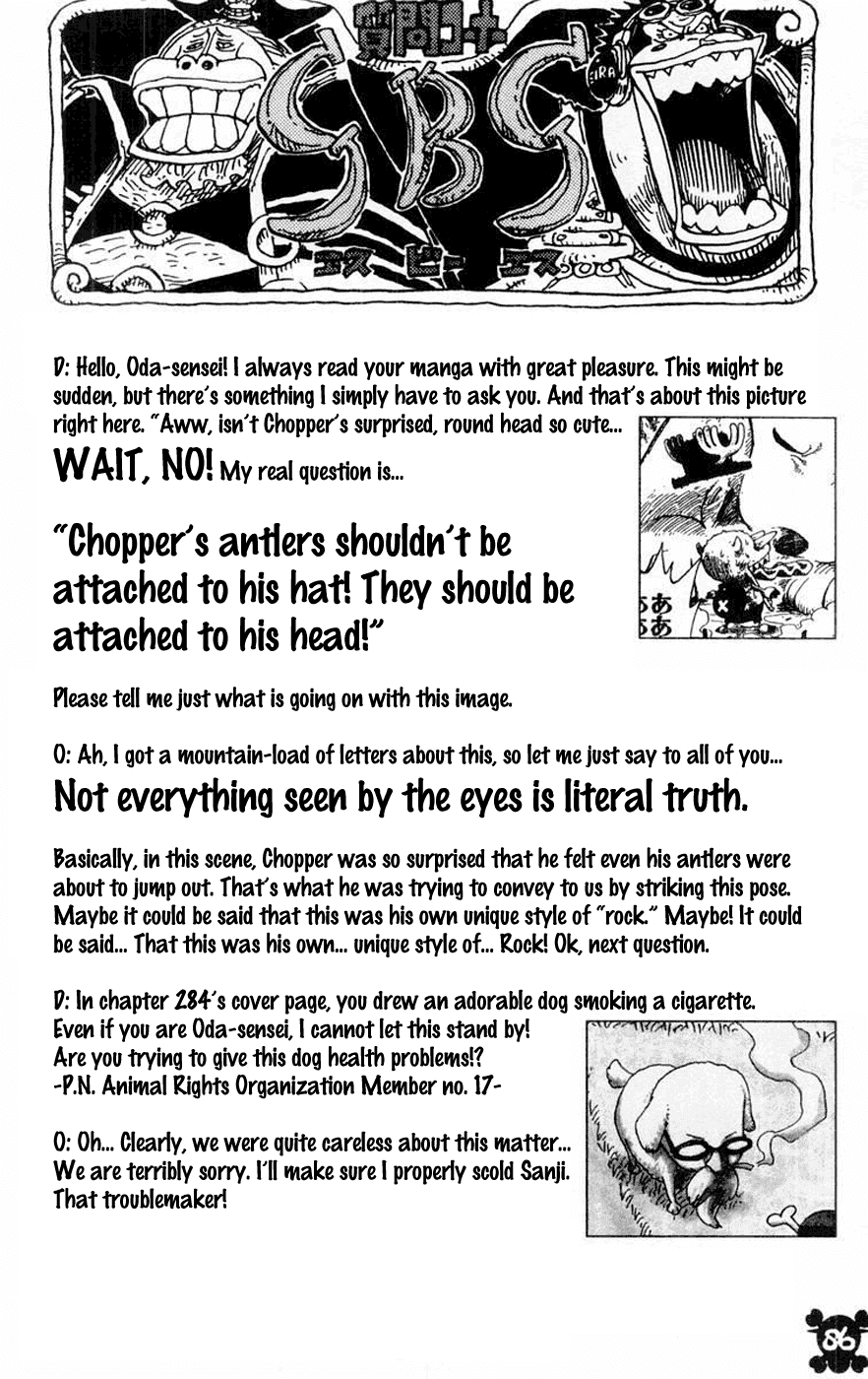 Read One Piece Chapter 289 English - Page 15