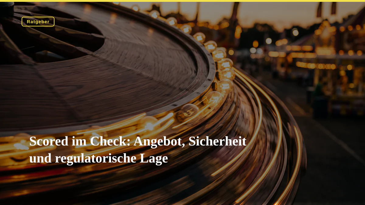 Scored im Check: Angebot, Sicherheit und regulatorische Lage