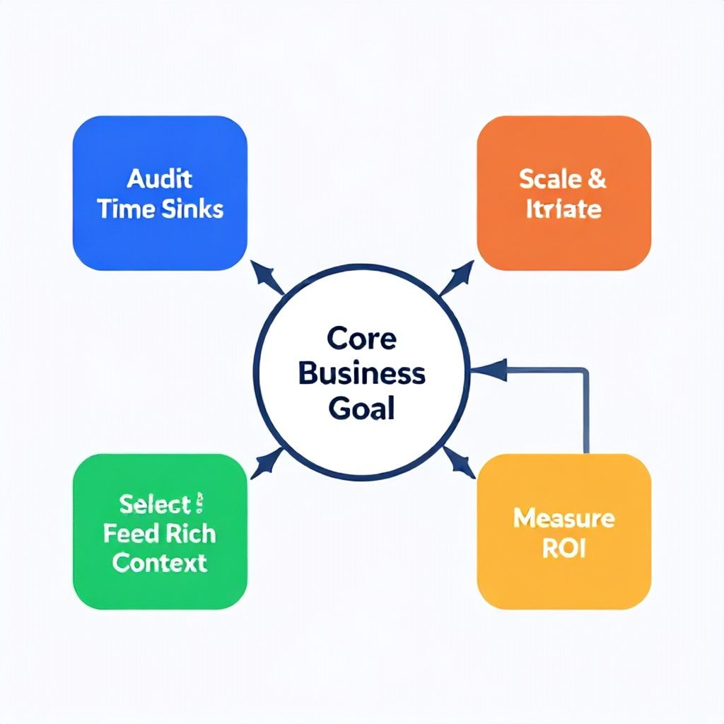 Flowchart of the actionable AI co-pilot implementation and feedback loop