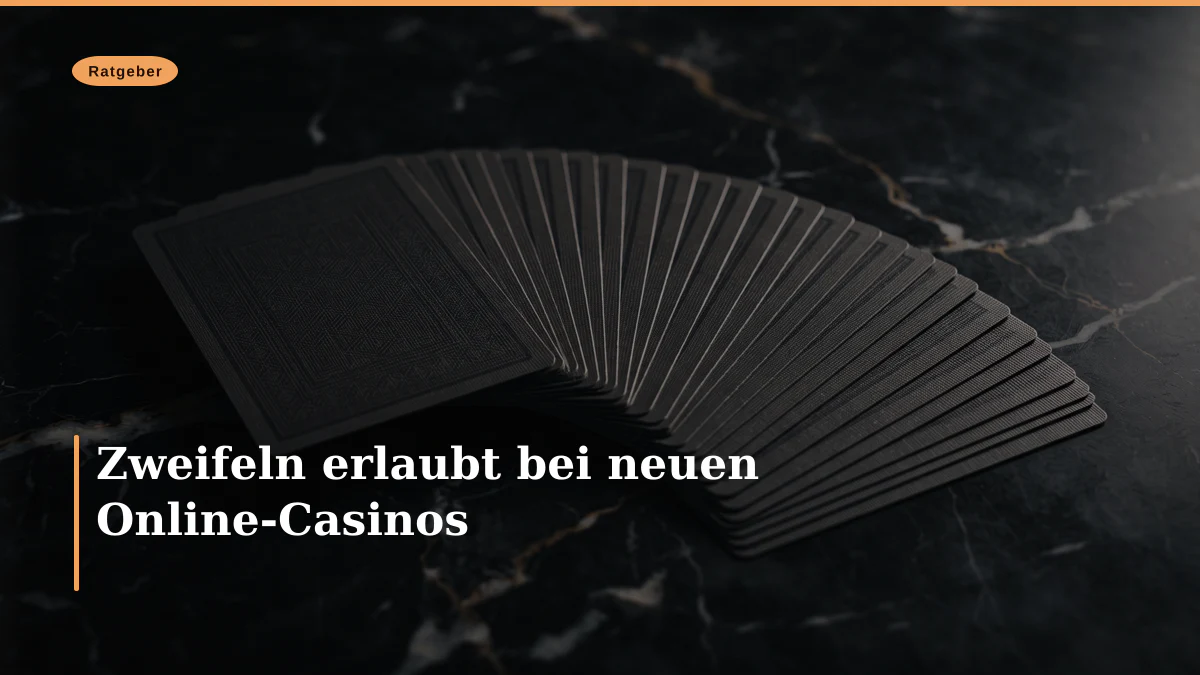 Zweifeln erlaubt bei neuen Online-Casinos