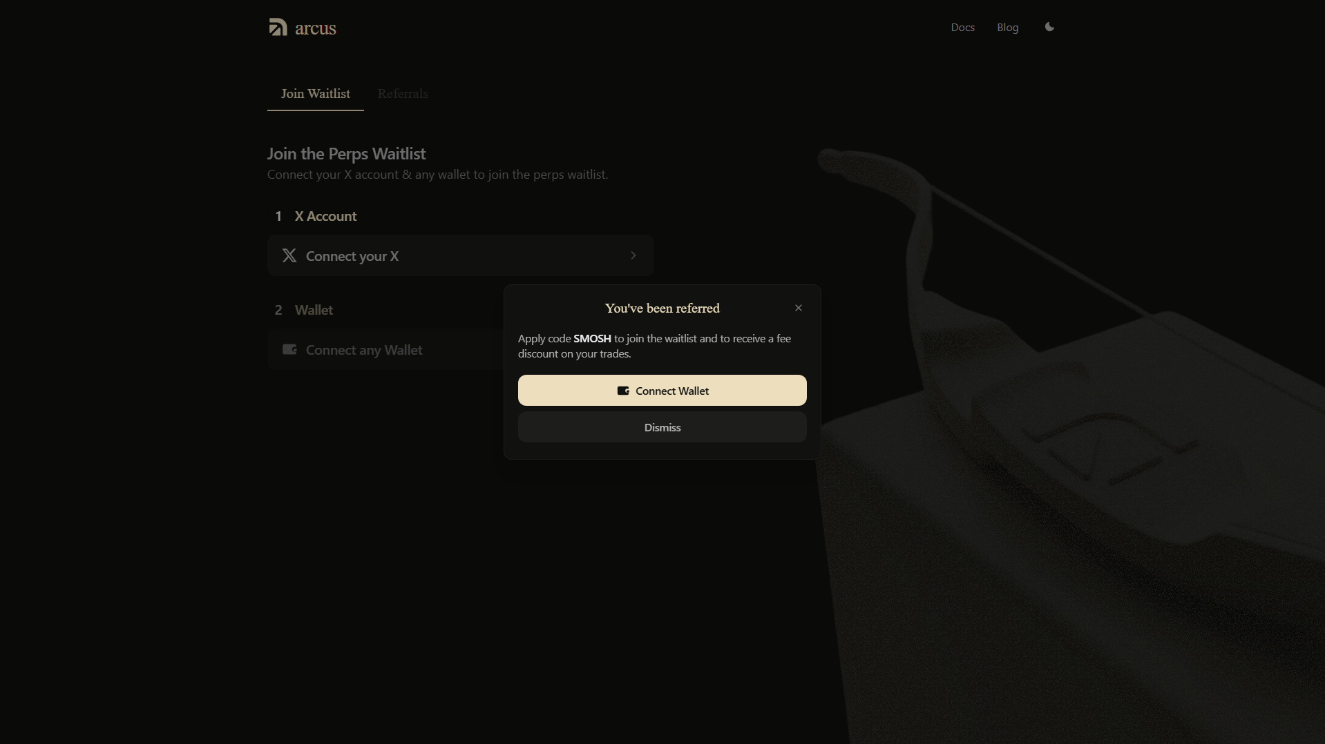 Stored capture of waitlist-arcus.xyz