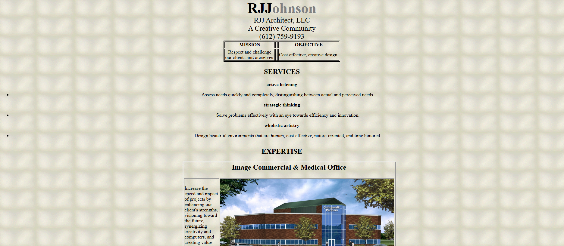 Stored capture of rjjohnson.net