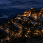 Saisen Monastery Night