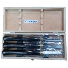 Wood Chisel Set, HSS, 3-Piece, 300mm Length