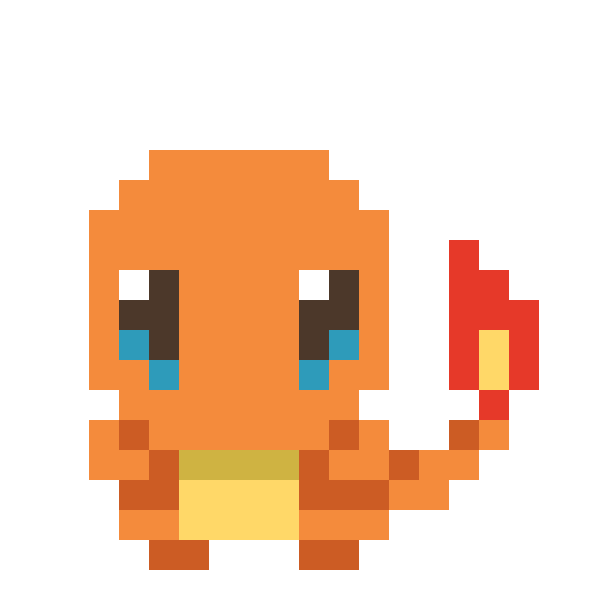 Pokémon pixelado animado
