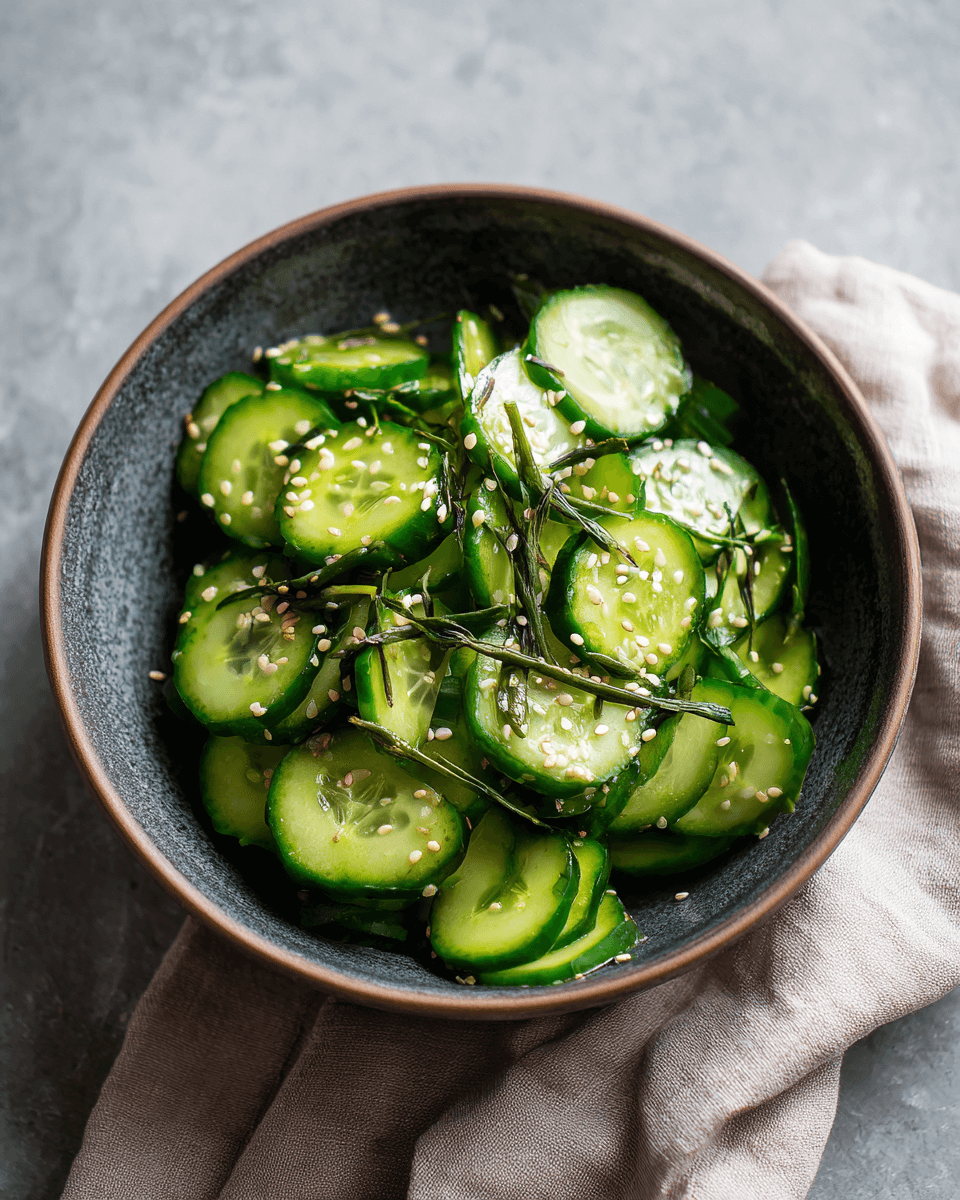 Quick And Easy Cucumber Snack Bowl For Fresh Flavor At Home step photo