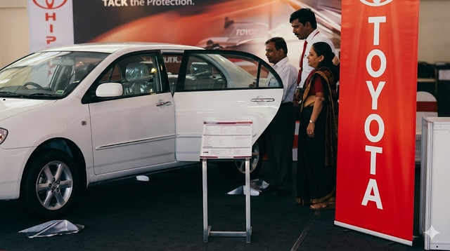 Toyota pavilion at ICE Mega Expo