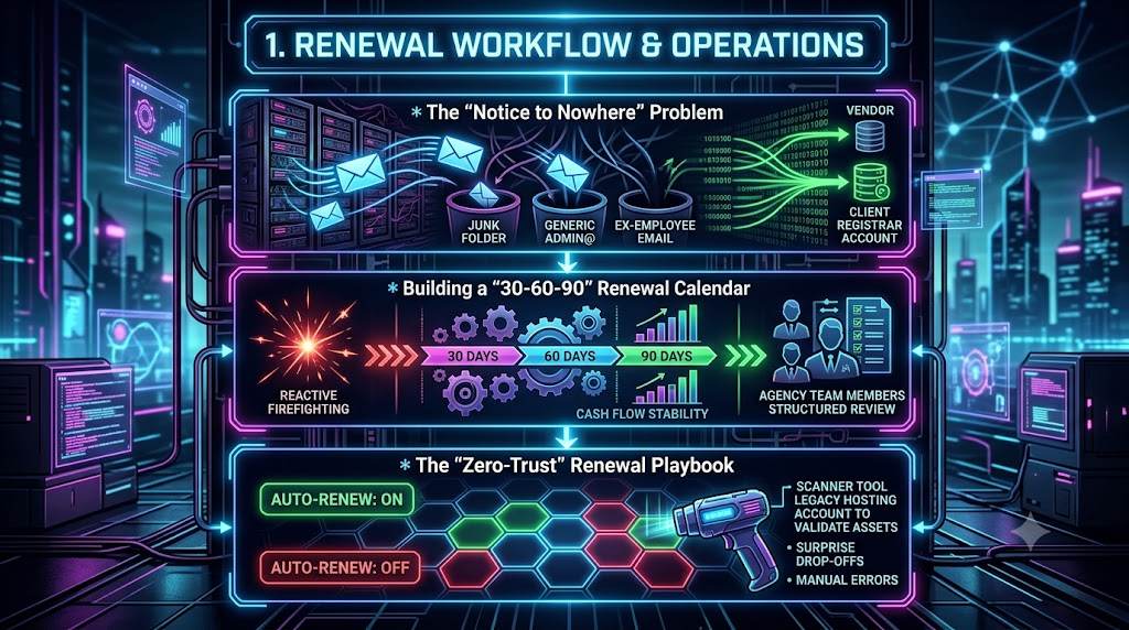 Agency Renewal Operations: Preventing Drop-Offs, Automating Calendars, and Enforcing Zero-Trust Auto